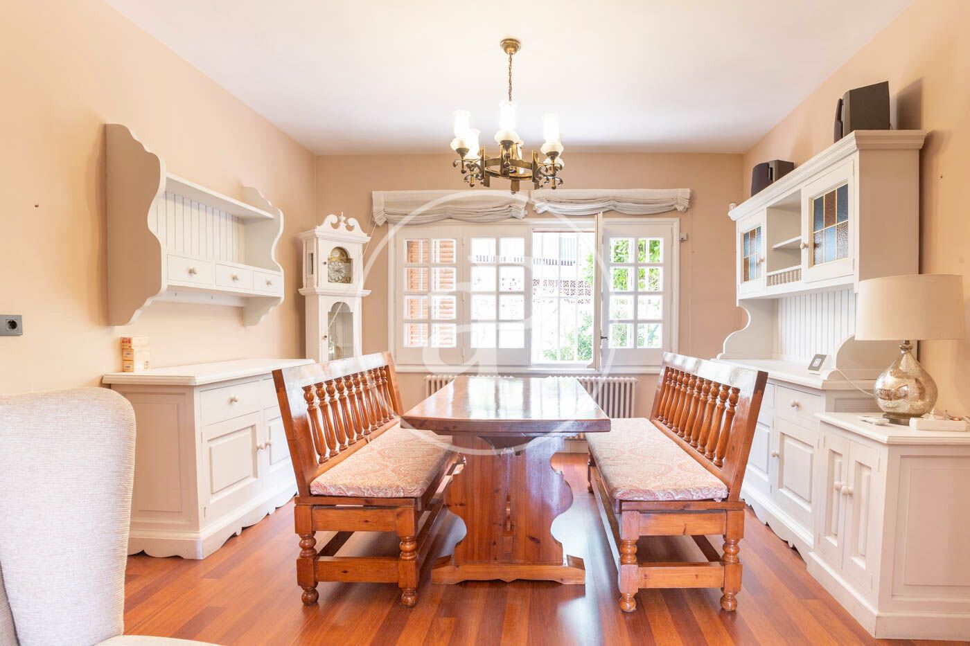 Dining room of Flat to rent in Sant Andreu de la Barca  with Air Conditioner, Heating and Private garden