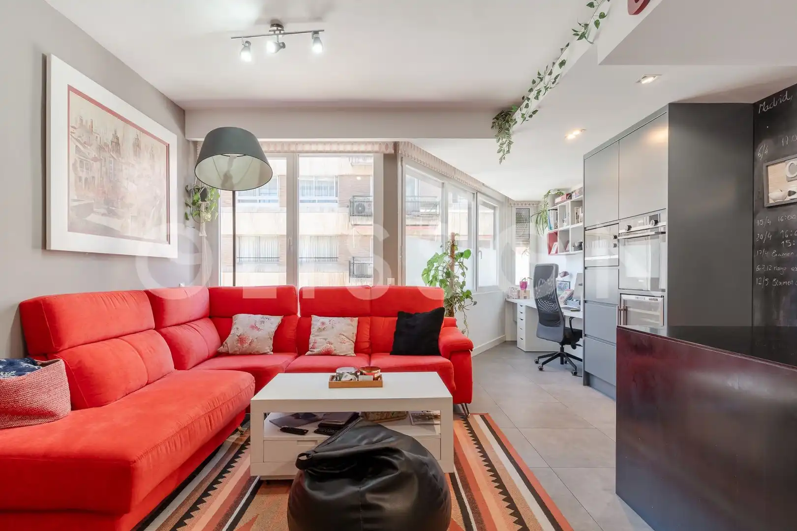 Wohnzimmer von Maisonette zum Verkauf in  Madrid Capital mit Heizung