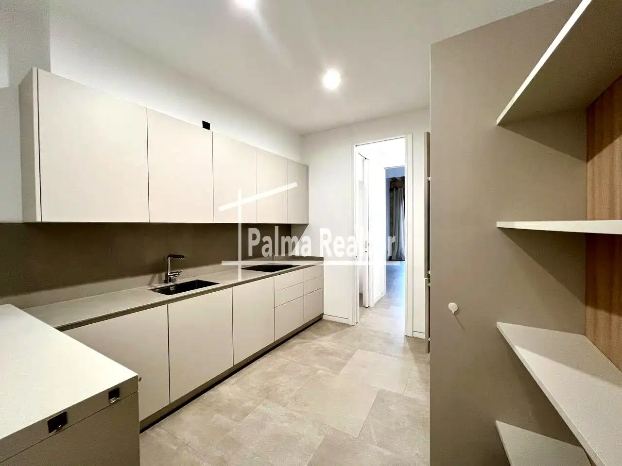 Cocina de Loft de alquiler en  Palma de Mallorca con Aire acondicionado y Parquet