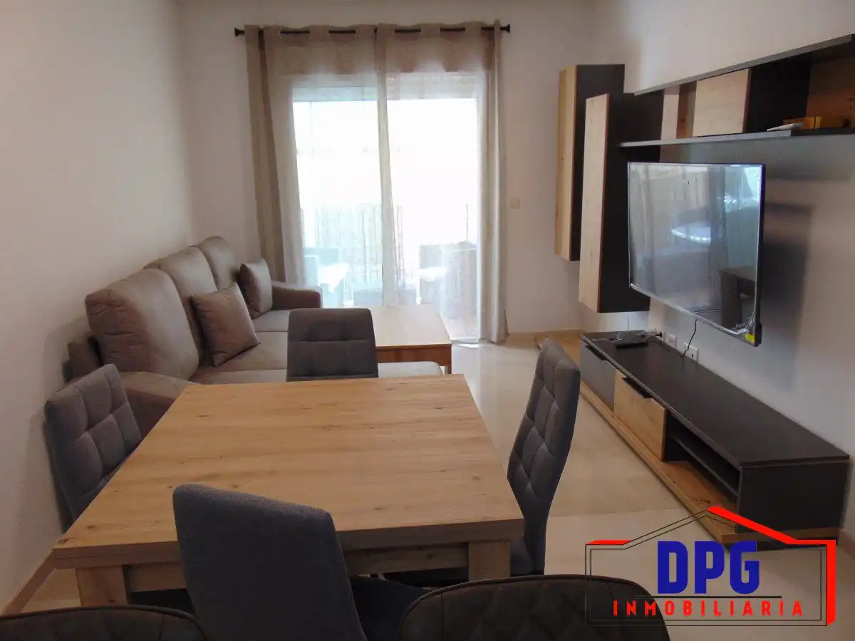 Living room of Apartments for sale in Garrucha  with Terrace, Storage room and Furnished