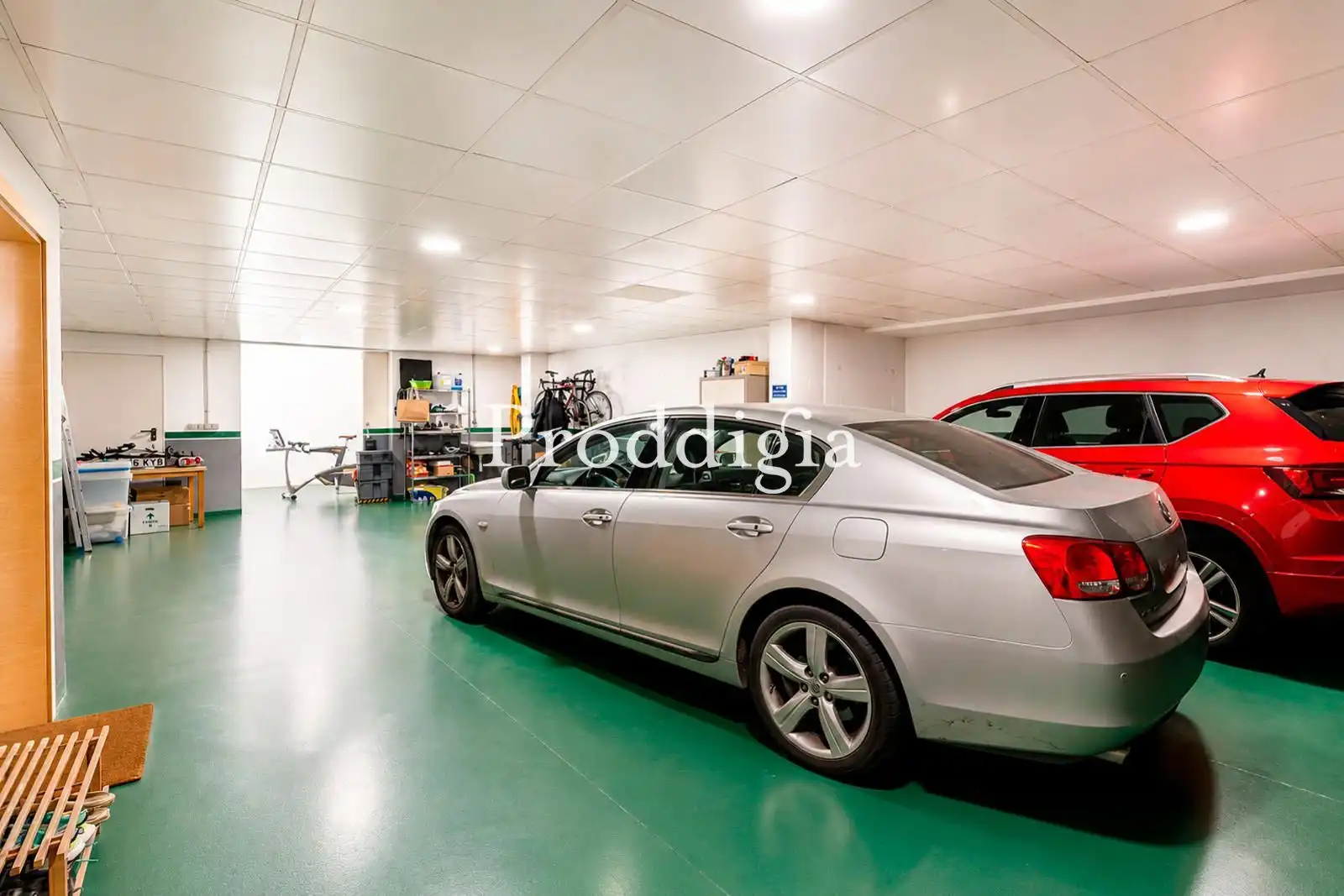 Parking of Houses for sale in Sant Cugat del Vallès  with Air Conditioner, Terrace and Storage room