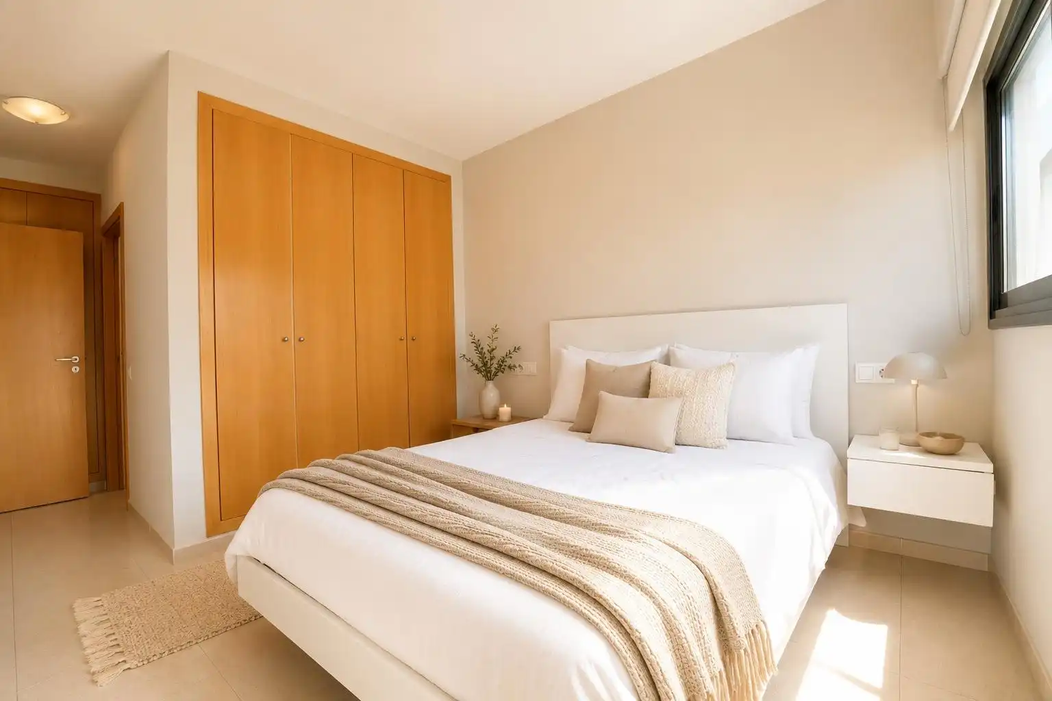 Schlafzimmer von Einfamilien-Reihenhaus zum Verkauf in Reus mit Heizung, Privatgarten und Terrasse