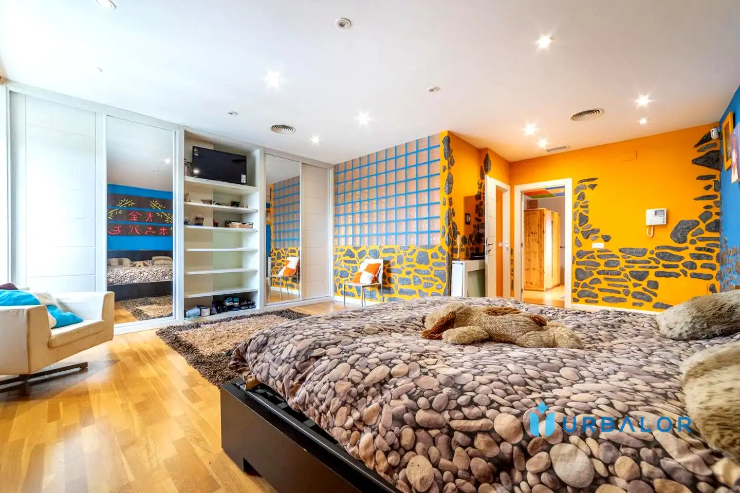 Schlafzimmer von Haus oder Chalet zum Verkauf in Illescas mit Klimaanlage, Heizung und Privatgarten