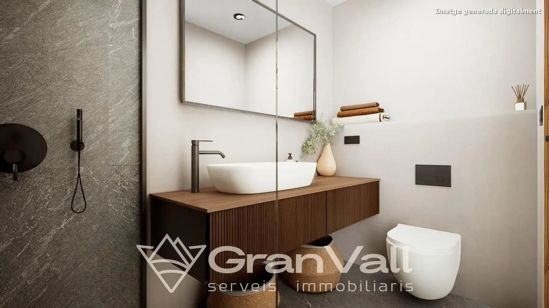 Bathroom of Apartments for sale in Puigcerdà  with Heating, Parquet flooring and Storage room