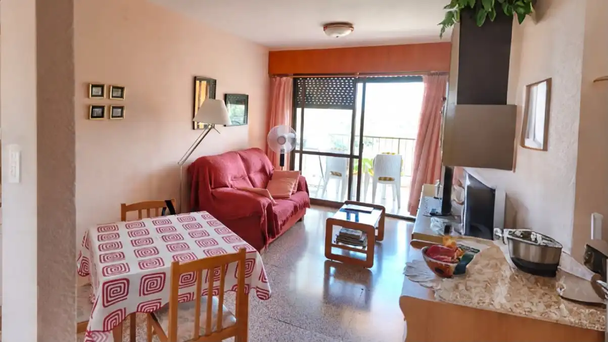 Wohnzimmer von Wohnung zum Verkauf in Guardamar del Segura mit Schwimmbad, Möbliert und Ofen