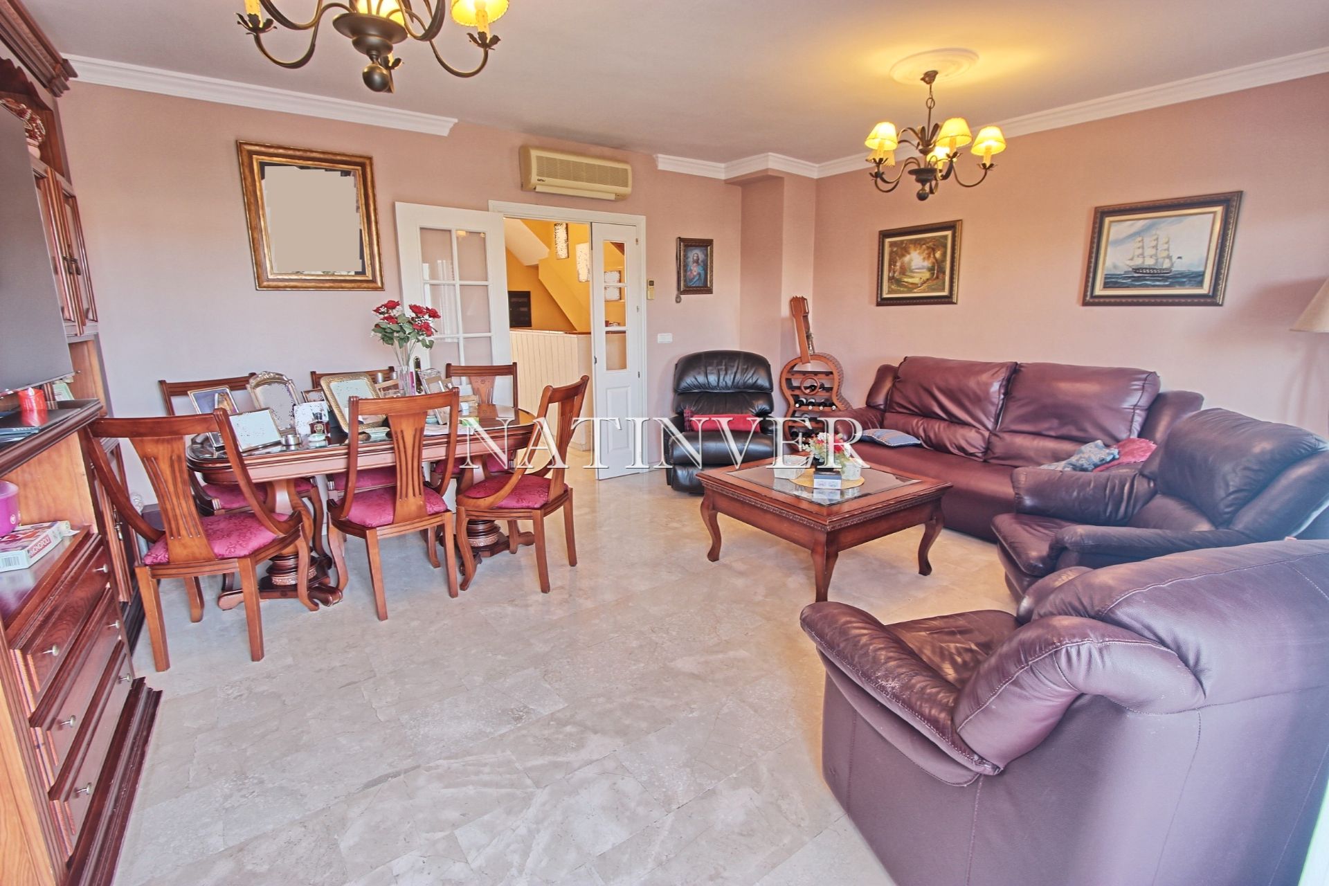 Living room of Single-family semi-detached for sale in Rincón de la Victoria  with Air Conditioner, Heating and Private garden