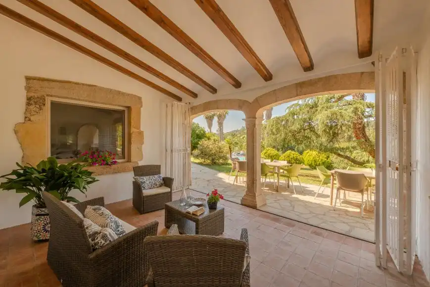 Jardí de Finca rústica en venda en Riudarenes amb Aire condicionat, Calefacció i Jardí privat