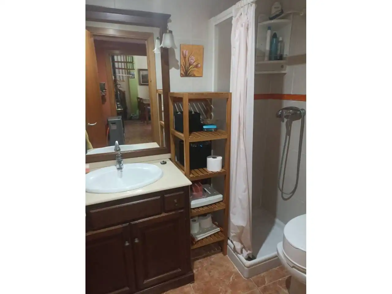 Baño de Dúplex en venta en Olot con Calefacción, Terraza y Balcón
