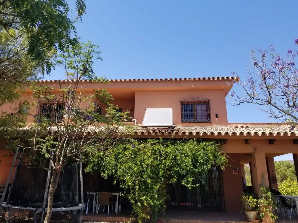 Vista exterior de Casa o chalet en venta en Mijas con Aire acondicionado, Jardín privado y Terraza