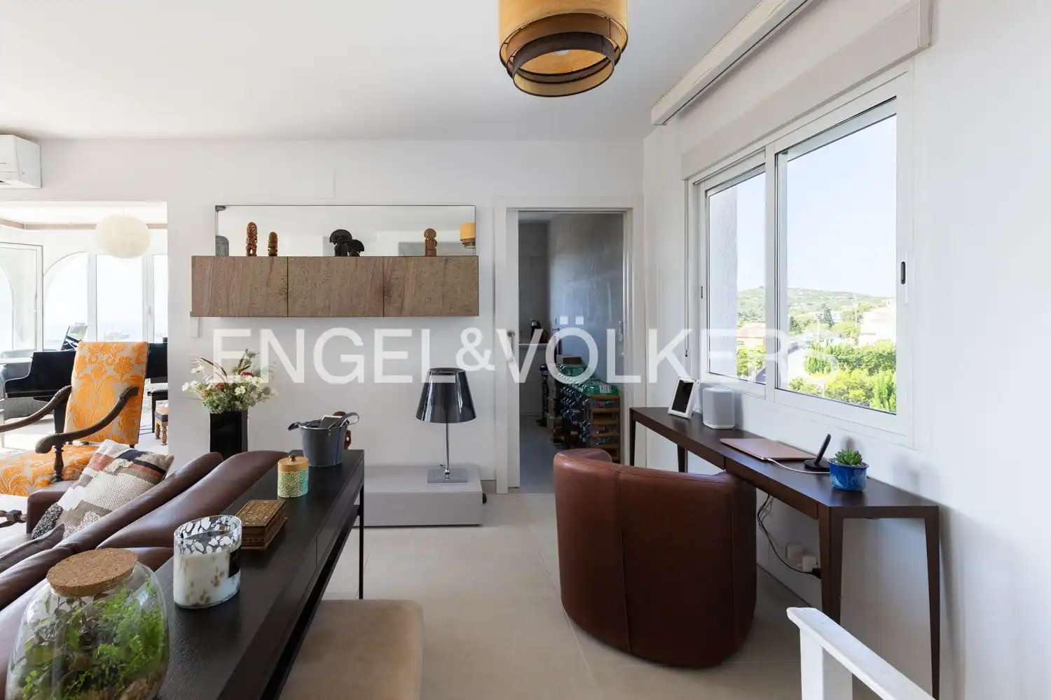 Sala de estar de Casa o chalet en venta en Peñíscola / Peníscola con Aire acondicionado, Calefacción y Jardín privado
