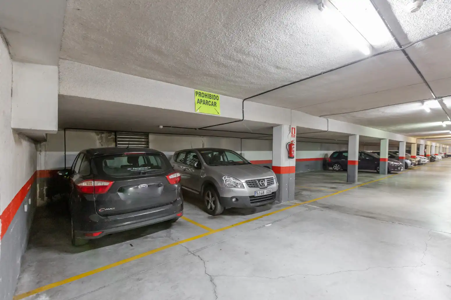 Parking of Flat for sale in  Pamplona / Iruña  with Heating and Parquet flooring