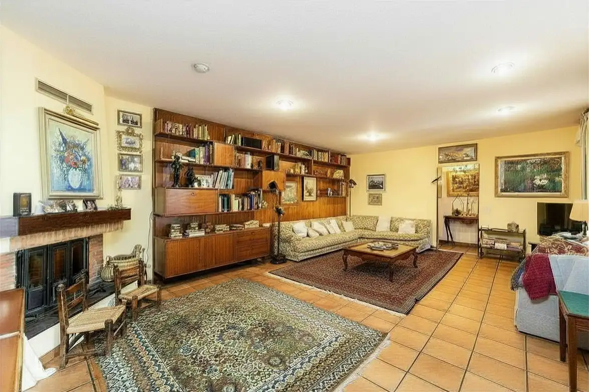 Living room of Houses for sale in Algete  with Air Conditioner, Private garden and Terrace