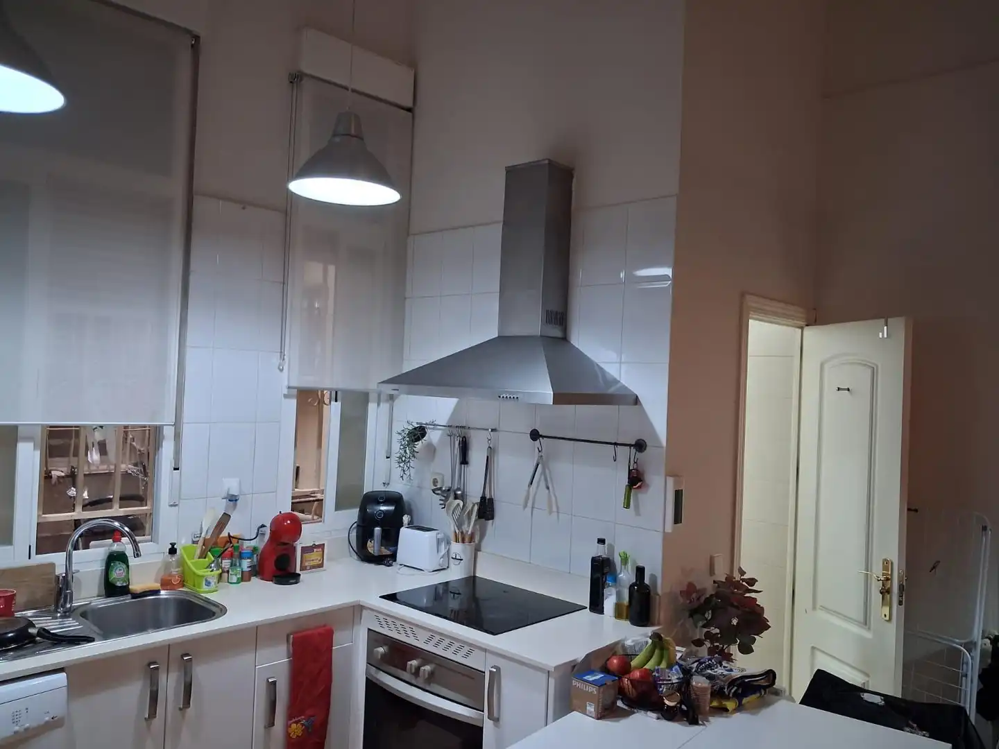 Cocina de Apartamento de alquiler en Madrid con Calefacción