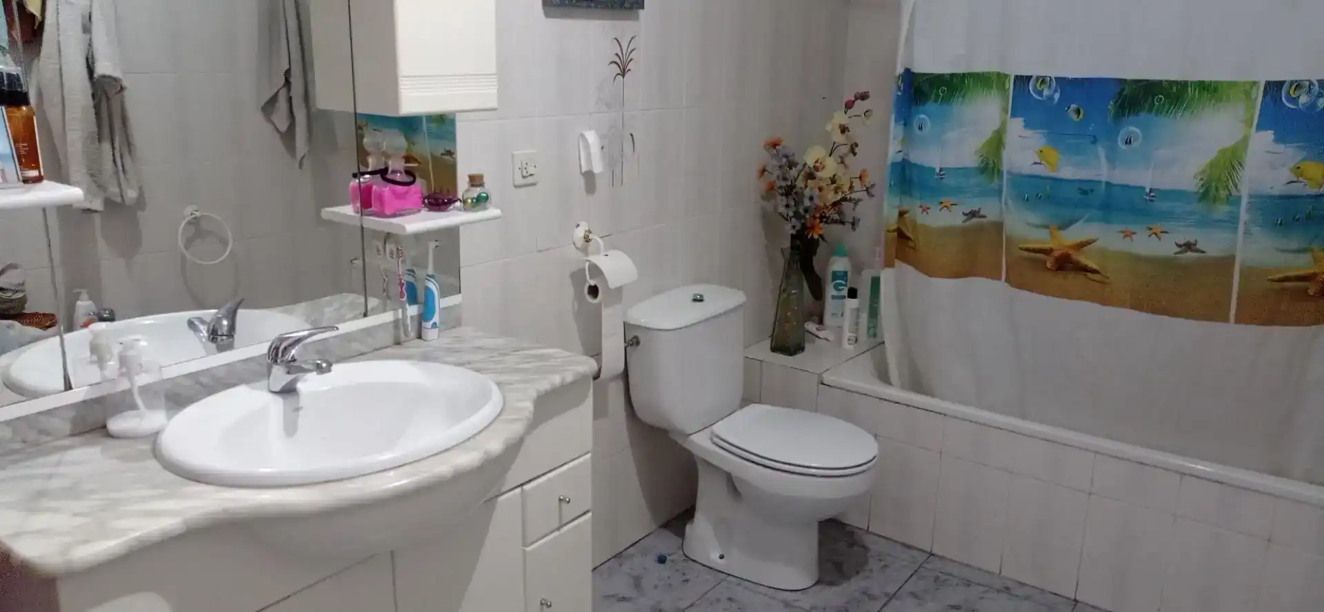 Baño de Casa adosada en venta en Baza con Trastero y Balcón