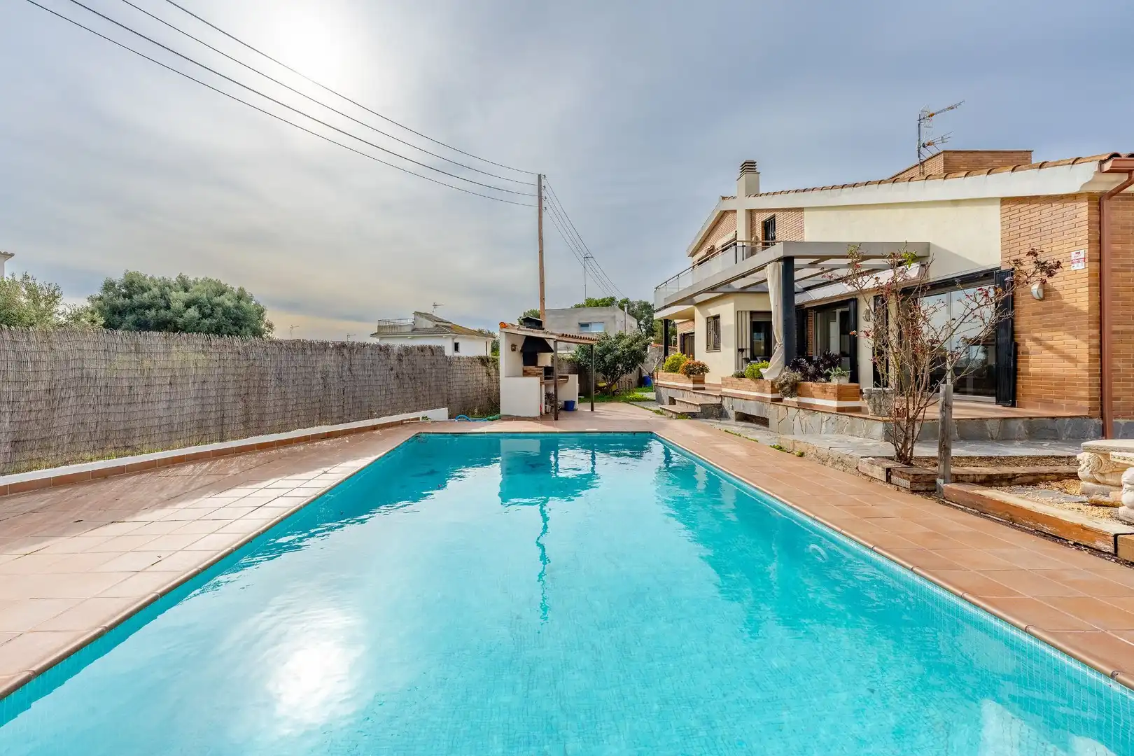 Piscina de Casa o xalet en venda en Calafell amb Calefacció, Jardí privat i Terrassa