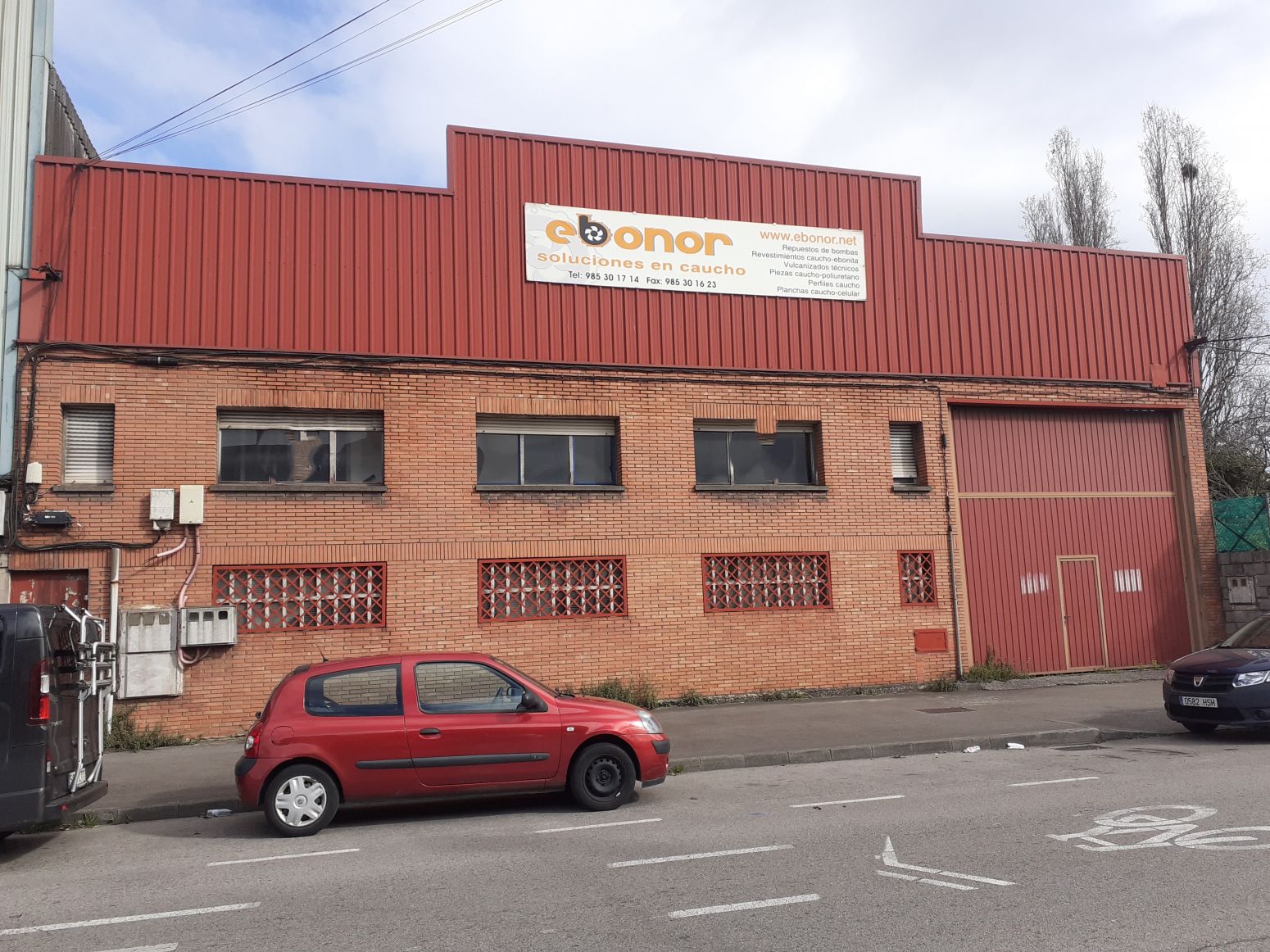 Exterior view of Industrial buildings for sale in Gijón 