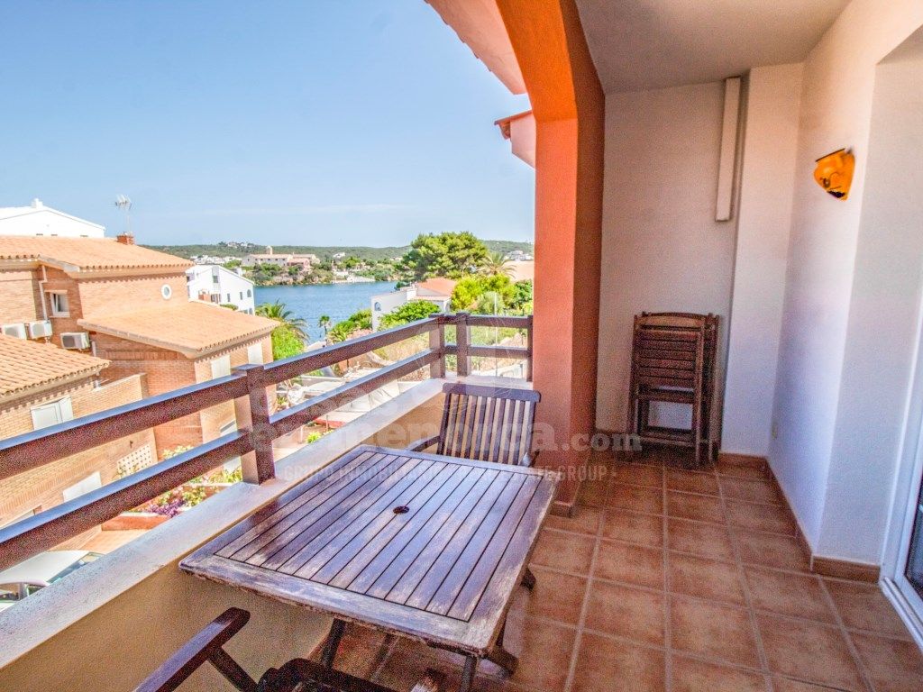 Terrace of Flat for sale in Es Castell  with Terrace, Swimming Pool and Community pool