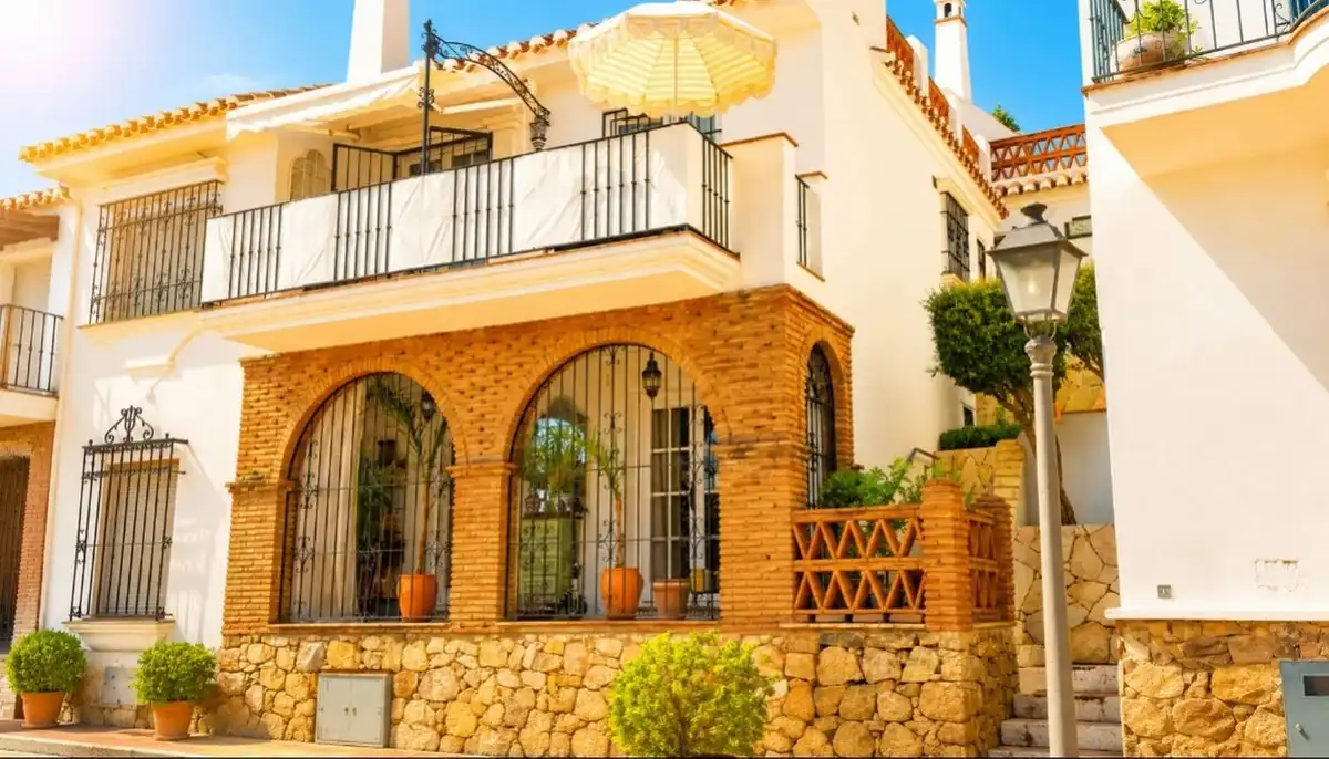 Exterior view of Houses for sale in Mijas  with Terrace and Community pool