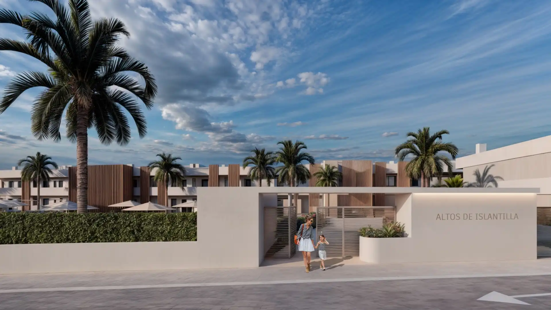 Vista exterior de Planta baja en venta en Islantilla con Aire acondicionado, Calefacción y Terraza