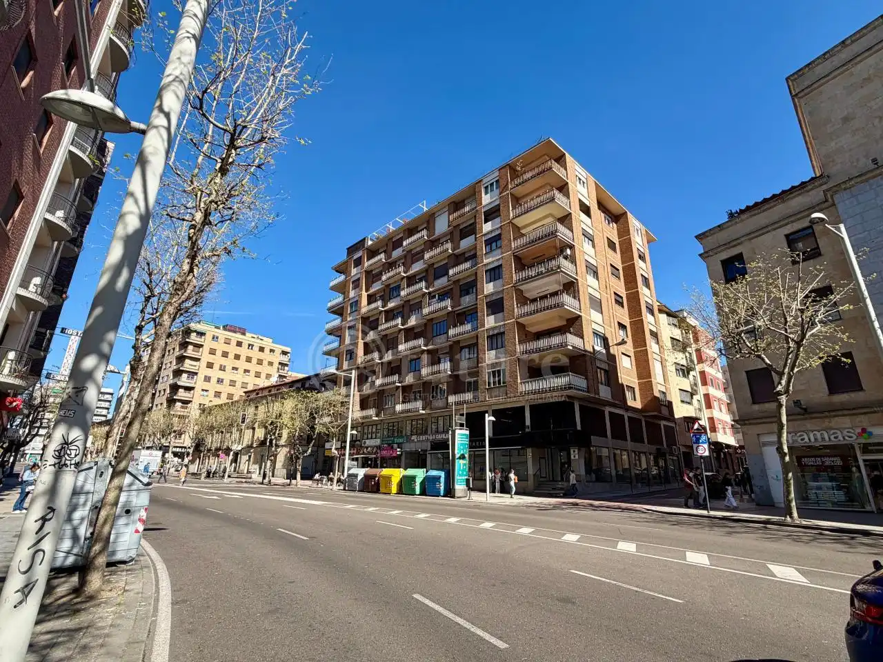 Exterior view of Flat for sale in Salamanca  with Heating, Parquet flooring and Furnished