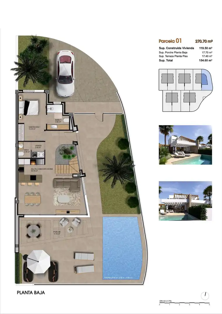 Reihenhaus mit Pool zum Verkauf in Monforte del Cid, imagen 22