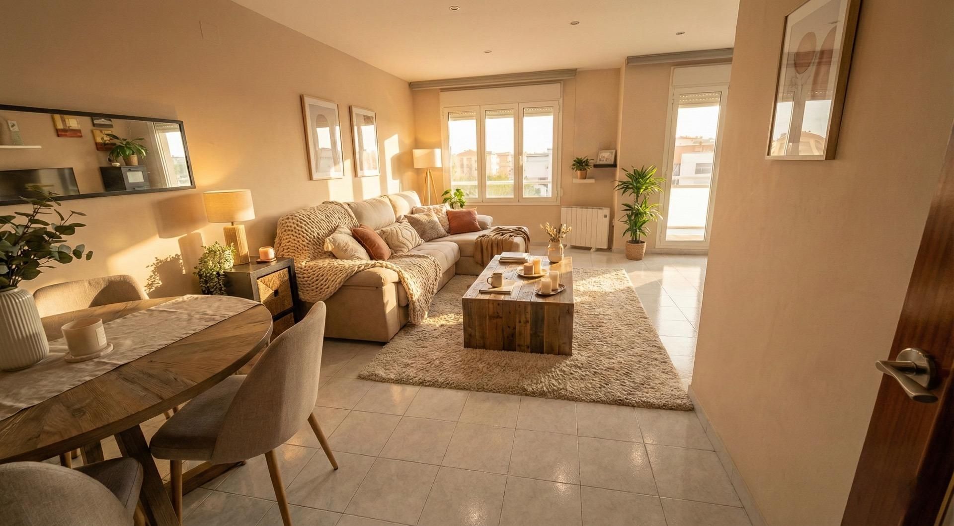 Sala d'estar de Casa o xalet en venda en Viladecans amb Calefacció, Terrassa i Balcó