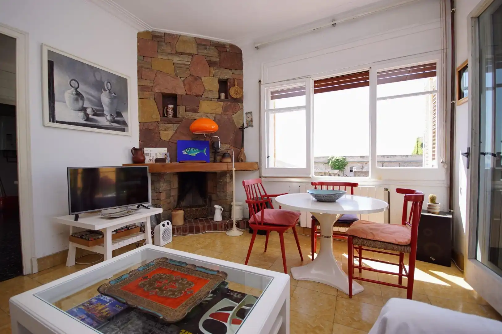 Sala de estar de Casa o chalet en venta en El Masnou con Calefacción, Jardín privado y Terraza