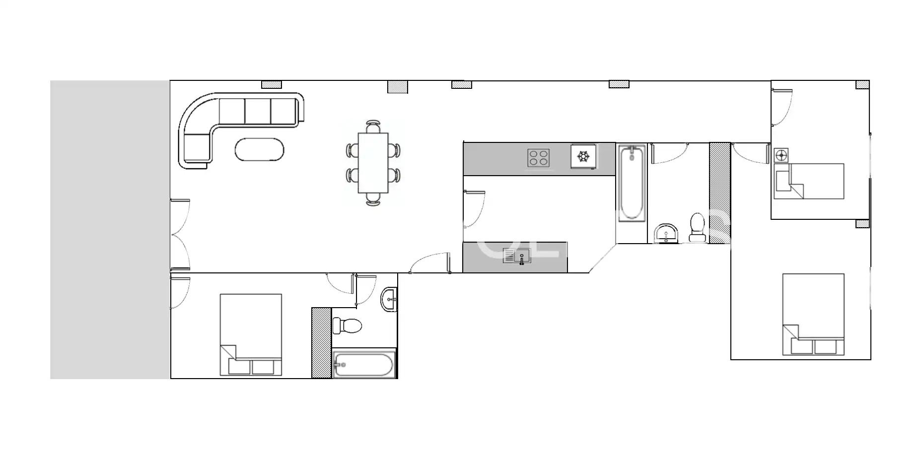 Flat for sale in Xaló  with Air Conditioner, Heating and Terrace