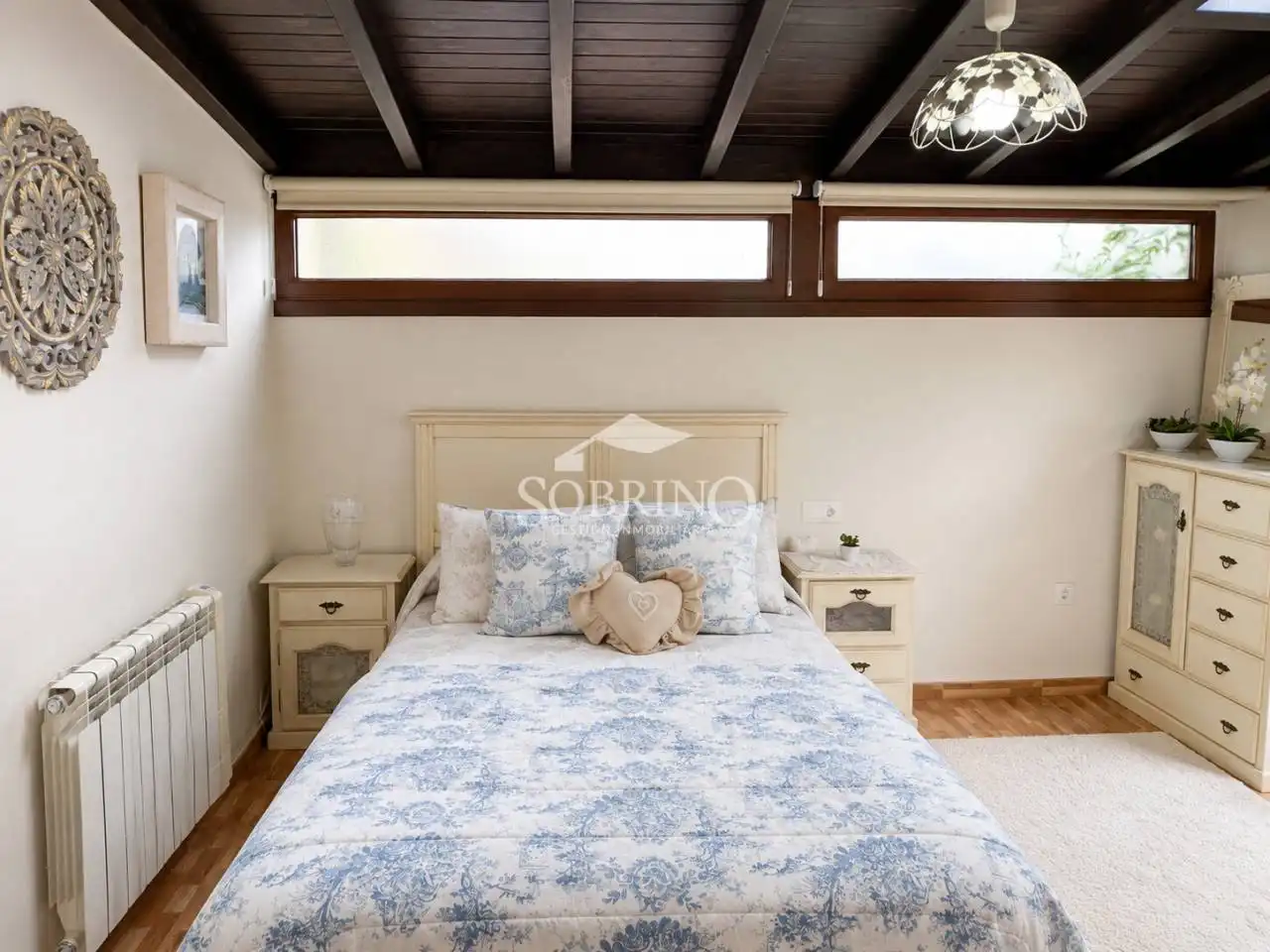 Schlafzimmer von Wohnung zum Verkauf in Llanes mit Parkett und Terrasse