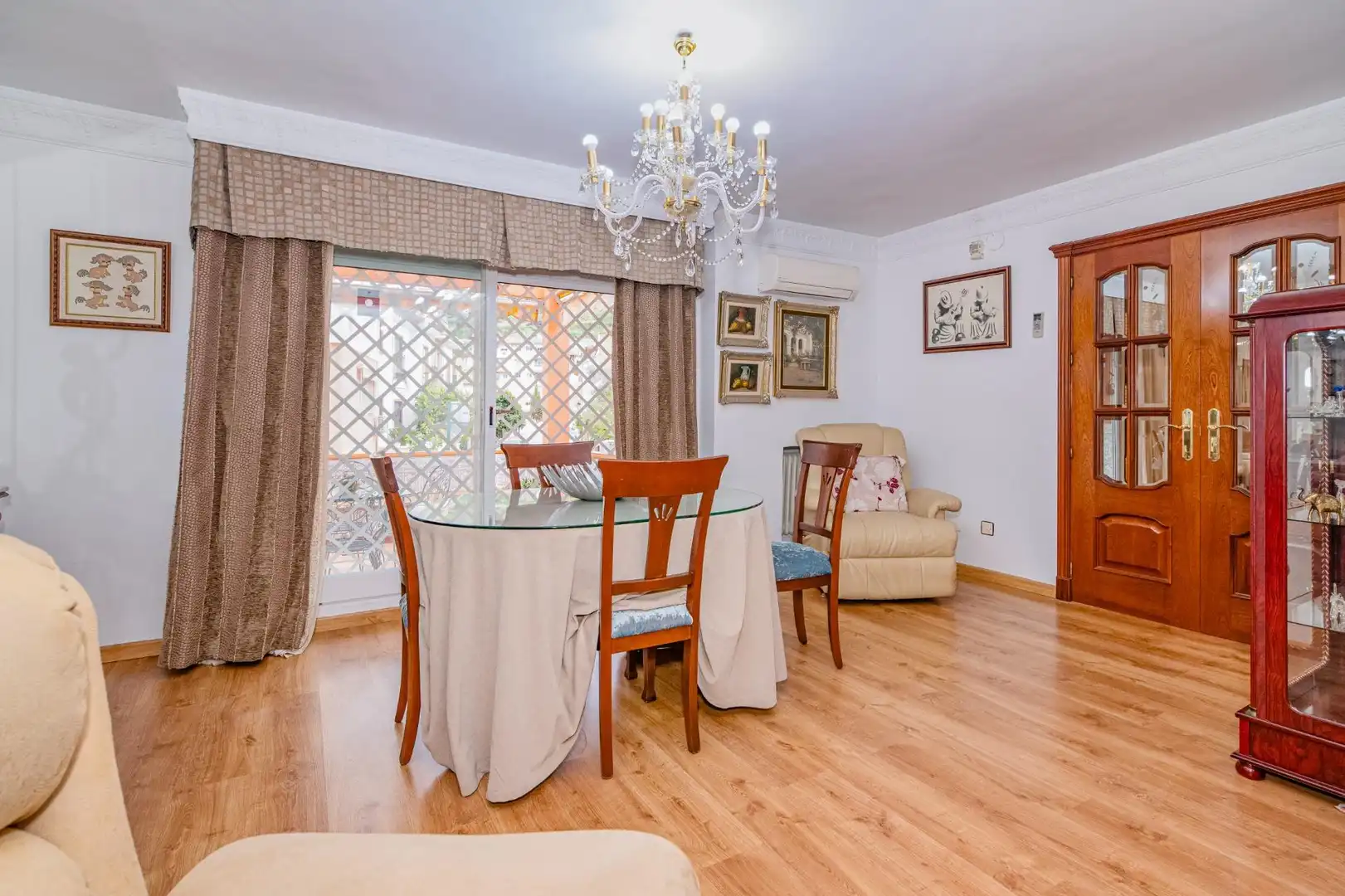 Dining room of Detached homes for sale in Granada  with Air Conditioner and Heating