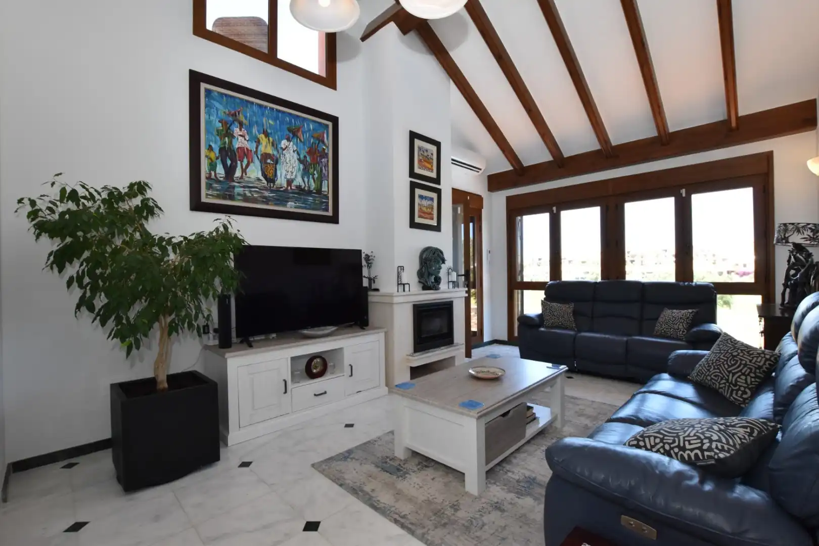 Sala de estar de Casa o chalet en venta en Algorfa con Aire acondicionado, Calefacción y Jardín privado