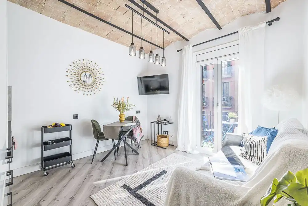 Living room of Flat for sale in Barcelona  with Air Conditioner and Heating