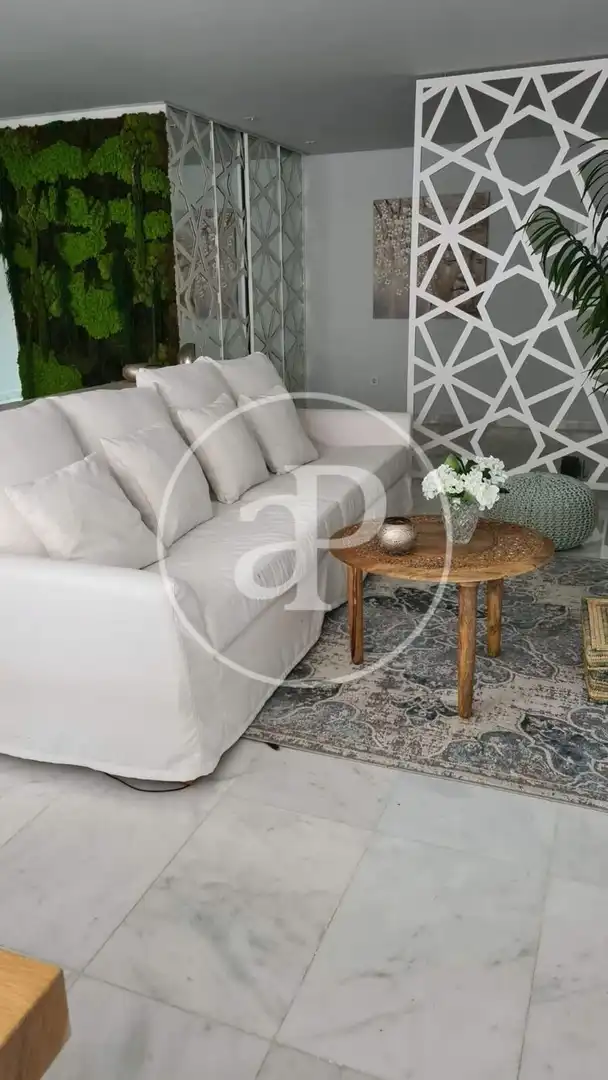 Sala de estar de Piso de alquiler en Valencia con Aire acondicionado, Calefacción y Terraza