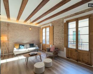 Living room of Apartment to share in  Barcelona Capital  with Air Conditioner, Heating and Terrace