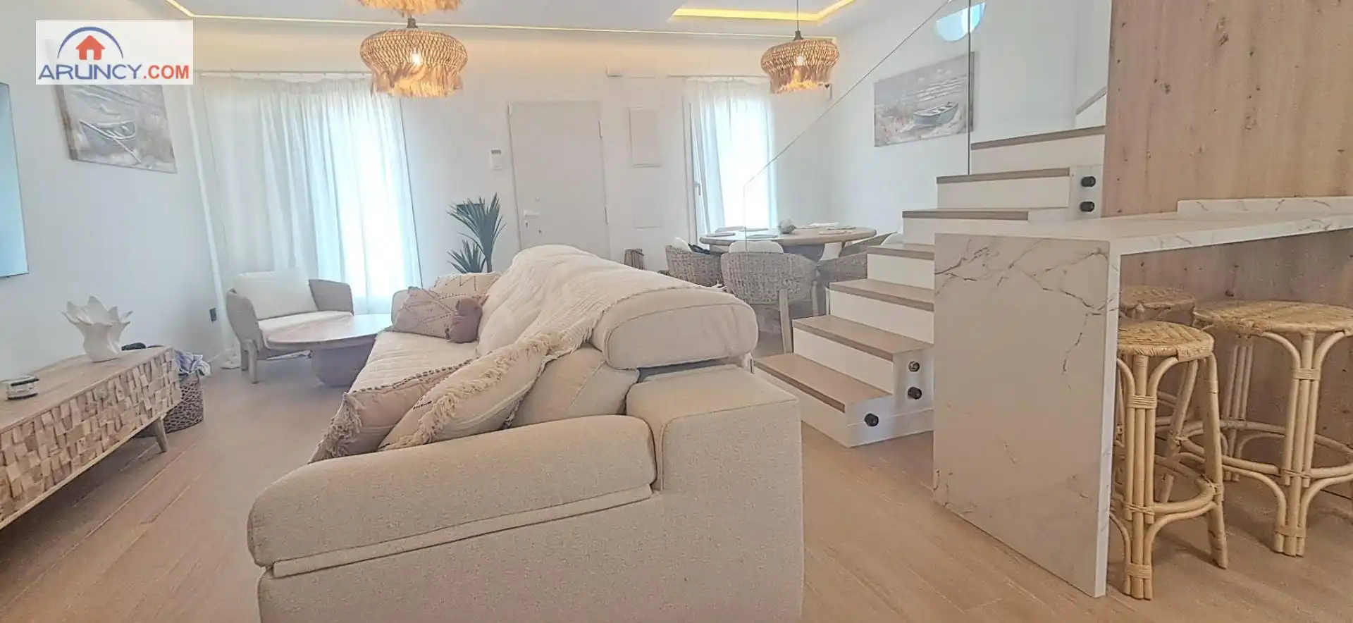 Sala de estar de Casa o chalet en venta en Islantilla con Aire acondicionado, Calefacción y Jardín privado
