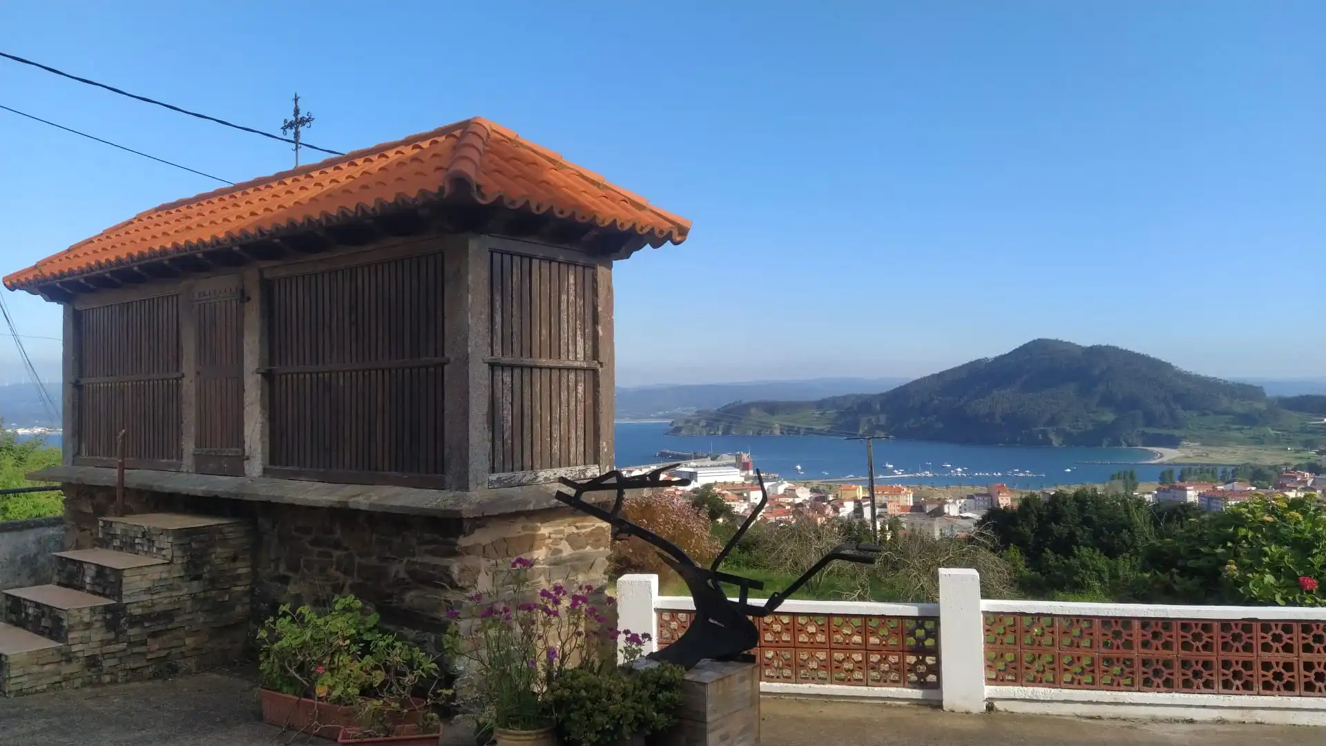Vista exterior de Casa o chalet en venta en Cariño con Jardín privado, Parquet y Terraza
