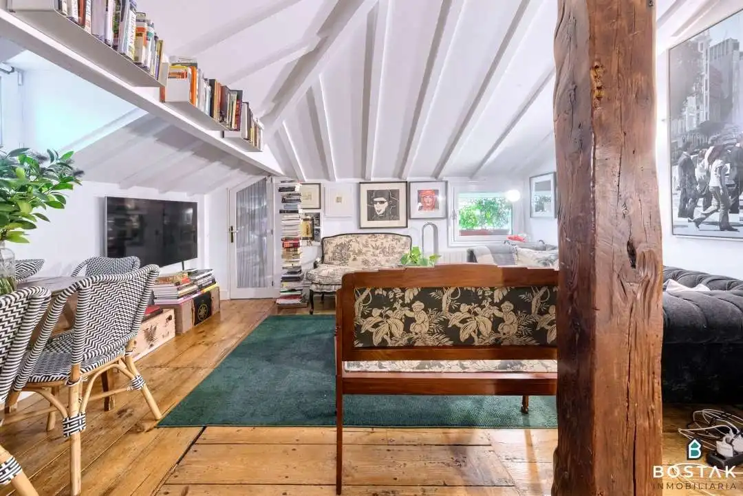Sala de estar de Ático en venta en Bilbao  con Calefacción