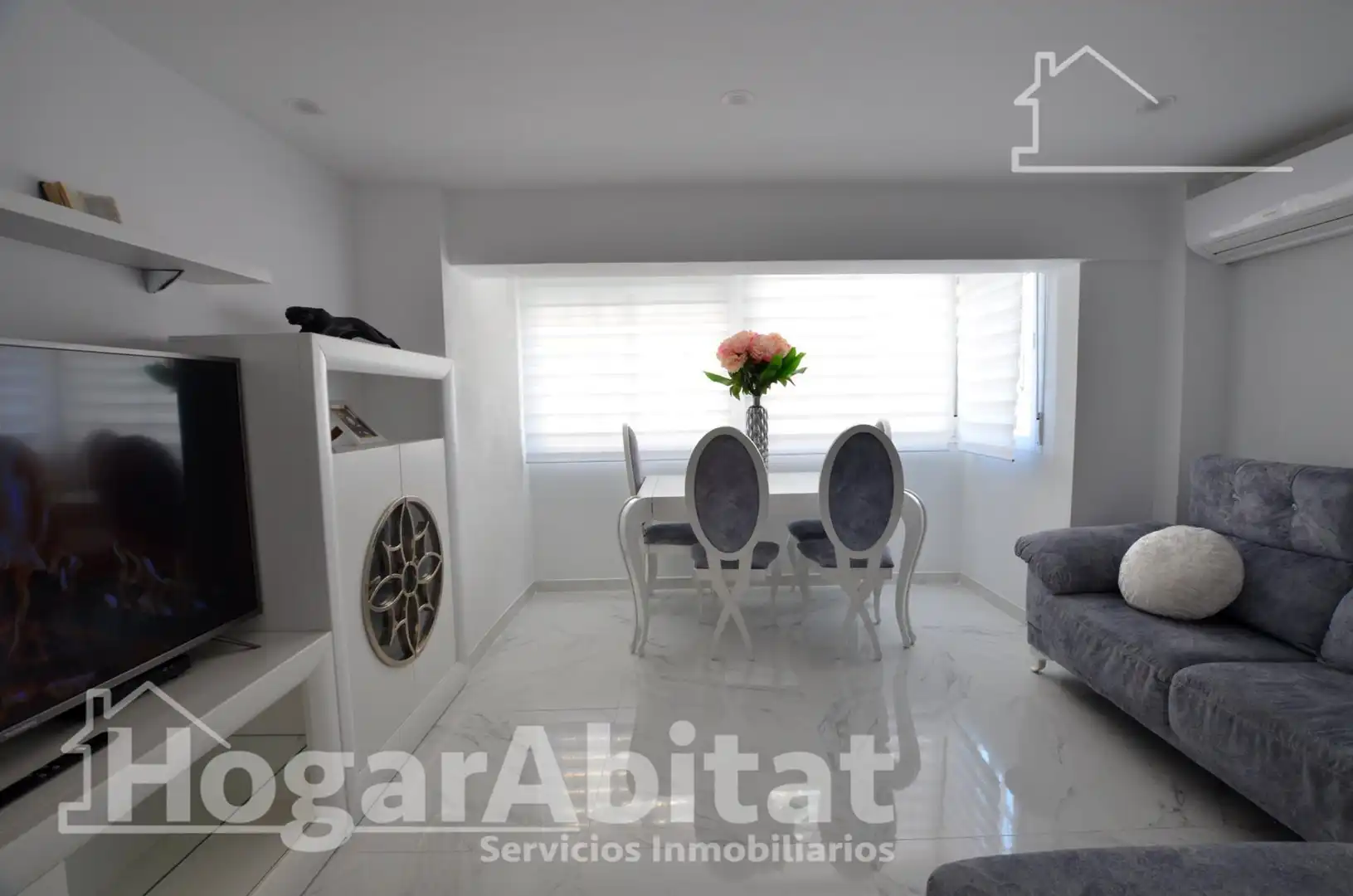Living room of Flat for sale in Alicante / Alacant  with Air Conditioner