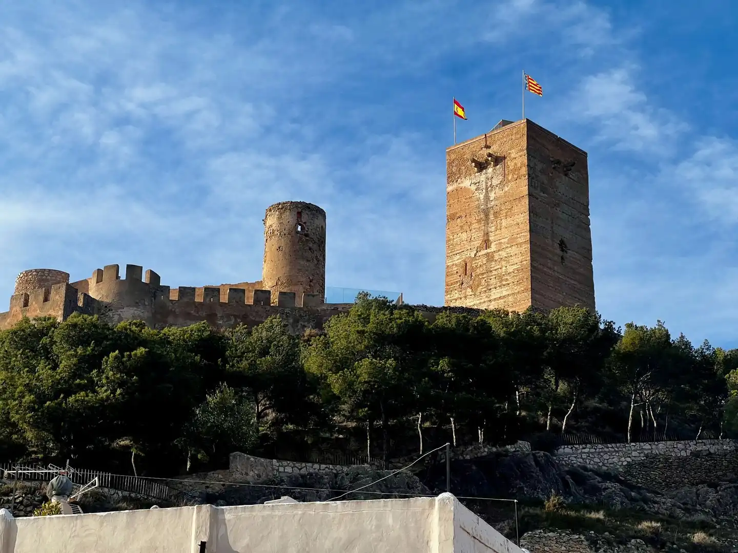 Vista exterior de Finca rústica en venta en Biar con Calefacción, Terraza y Trastero