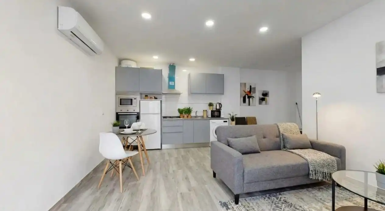 Sala de estar de Planta baja en venta en Benalmádena con Terraza