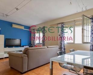 Living room of Flat for sale in  Valencia Capital  with Air Conditioner