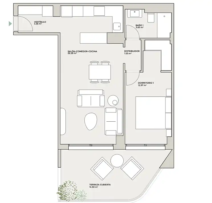Apartamento con jardín en venta en La Carihuela - Los Nidos, imagen 13