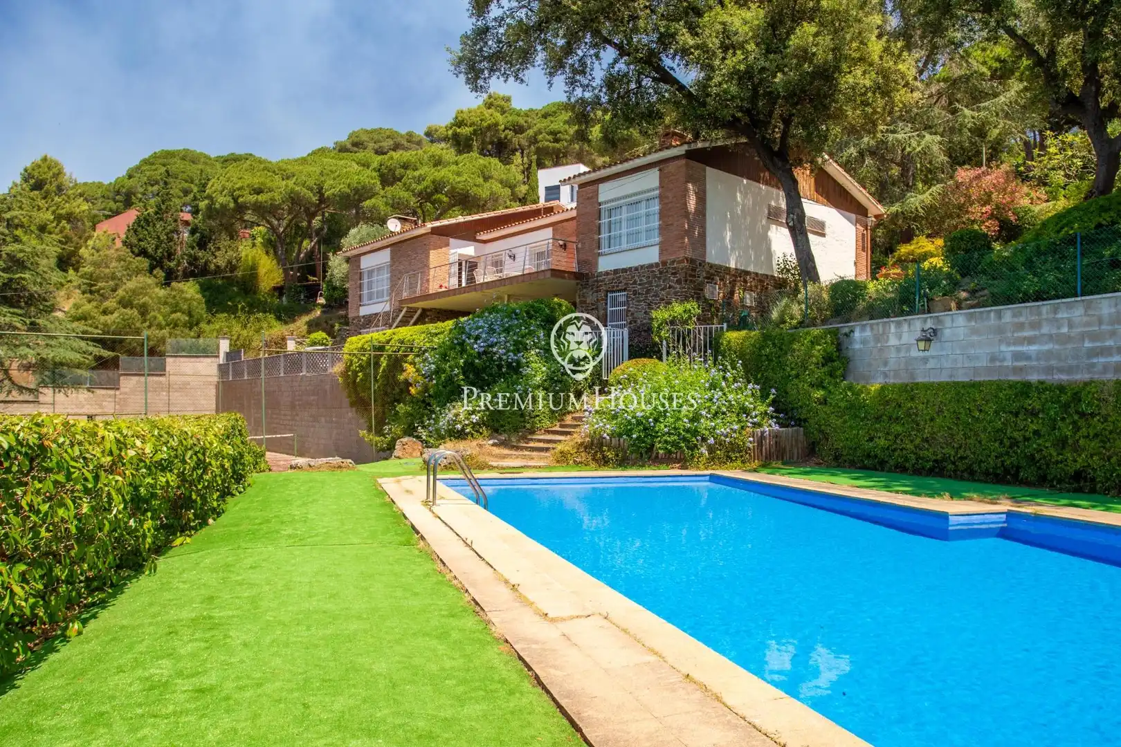 Vista exterior de Casa o chalet en venta en Vallromanes con Calefacción, Jardín privado y Terraza