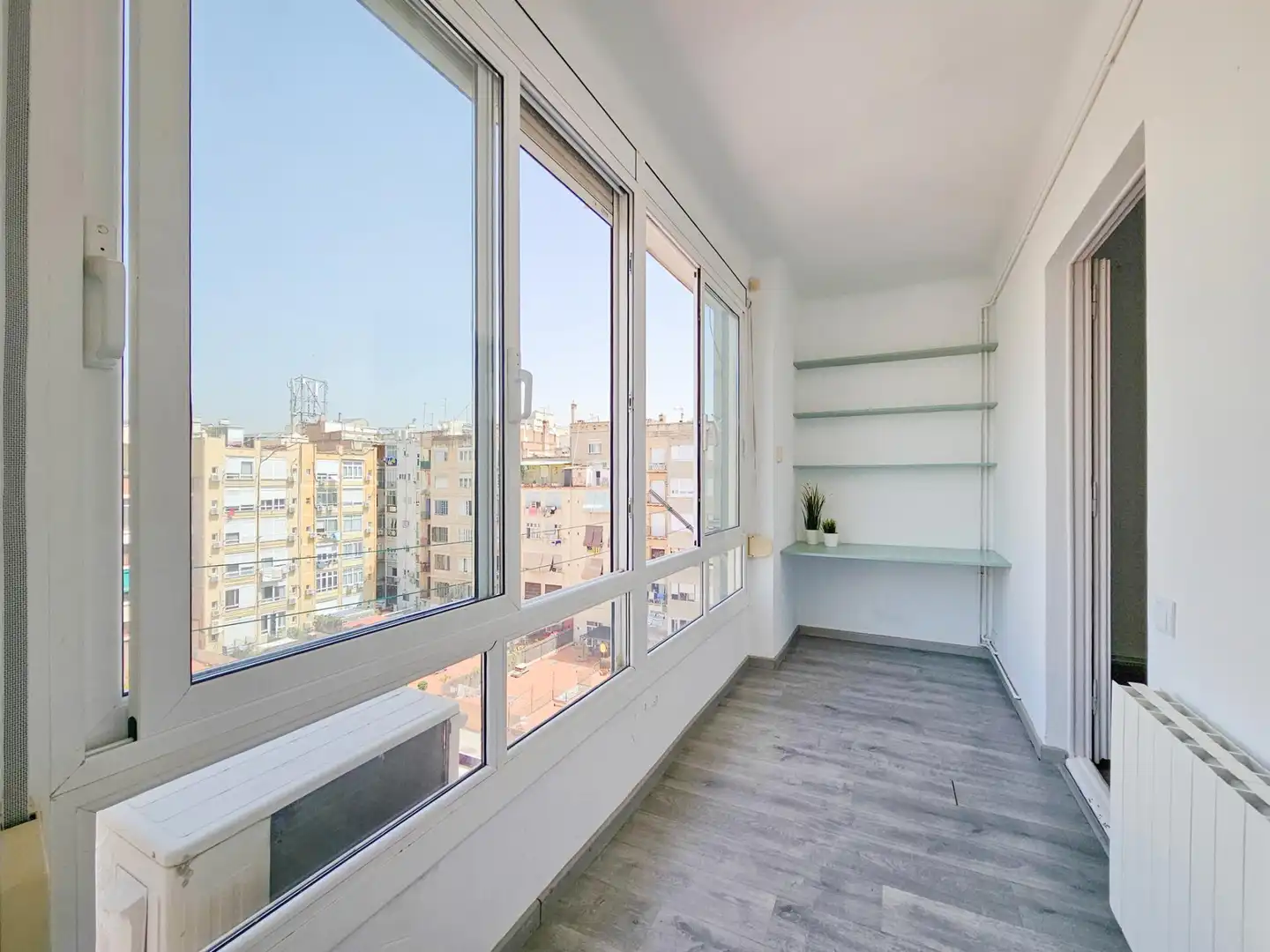 Balcony of Flat for sale in Barcelona  with Air Conditioner, Heating and Parquet flooring
