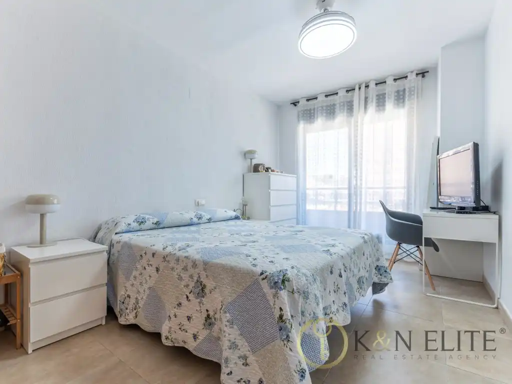 Bedroom of Flat for sale in Alicante / Alacant  with Air Conditioner, Private garden and Terrace
