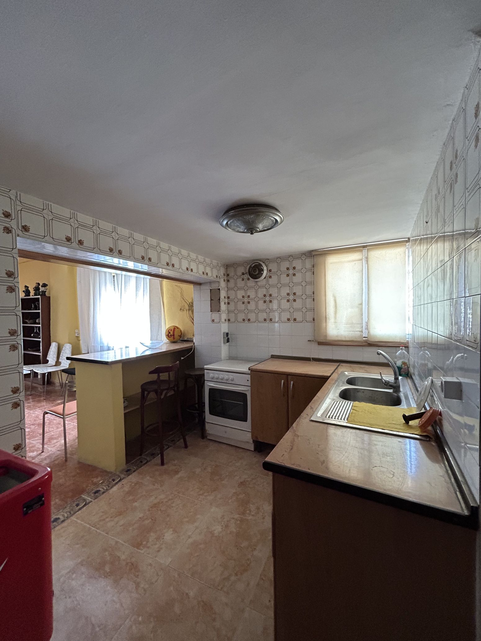 Cuina de Casa adosada en venda en Enguera amb Terrassa i Moblat