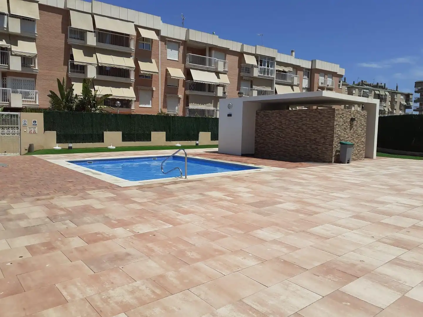 Schwimmbecken von Wohnung zur Miete in Águilas mit Klimaanlage, Parkett und Terrasse