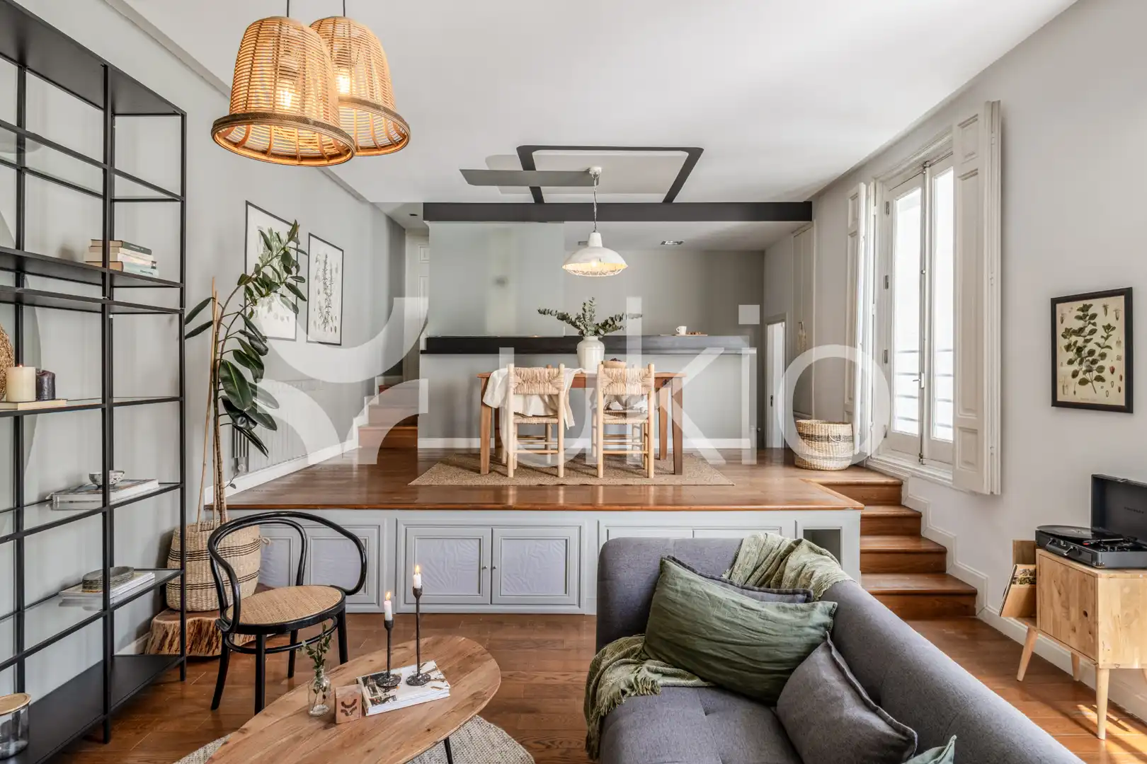 Sala de estar de Apartamento de alquiler en Centro