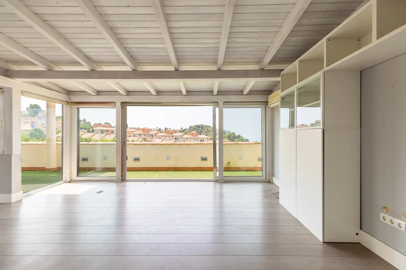 Living room of Attic for sale in Málaga  with Air Conditioner, Terrace and Swimming Pool