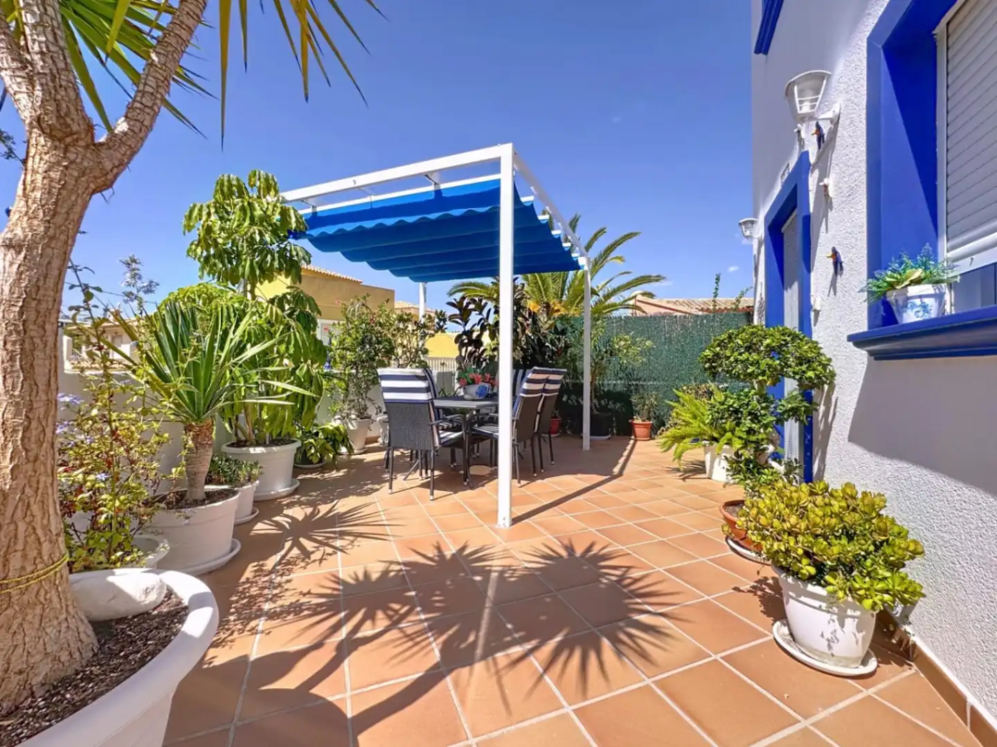Terrassa de Casa adosada en venda en L'Alfàs del Pi amb Aire condicionat, Jardí privat i Terrassa